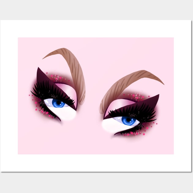 Trixie Mattel s iconic eye makeup Rupauls Drag Race Posters